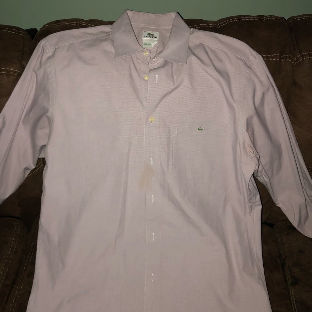 Classic men's Lacoste button up
